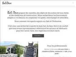Sites similar to balideco.com