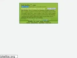 Sites similar to baliholiday.com
