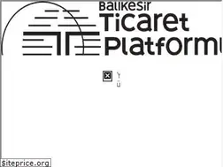 Sites similar to balikesirticaretplatformu.com