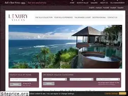 Sites similar to baliluxuryvillas.com