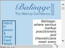 Sites similar to balisage.net