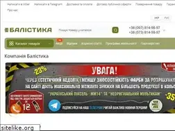 Sites similar to balistyka.ua