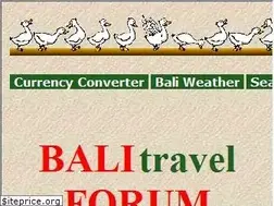 Sites similar to balitravelforum.com