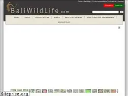 Sites similar to baliwildlife.com