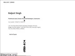 Sites similar to baljeetsingh.in
