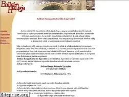 Sites similar to balkanhangja.hu