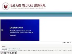 Sites similar to balkanmedicaljournal.org