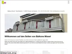 Sites similar to balkone-missel.de