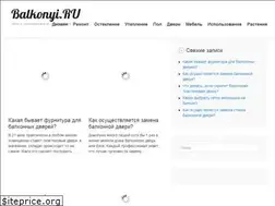 Sites similar to balkonyi.ru