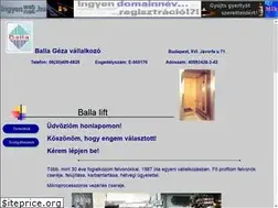 Sites similar to balla.ingyenweb.hu