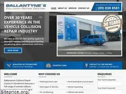 Sites similar to ballantynescollisionrepair.co.nz
