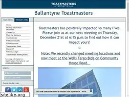 Sites similar to ballantynetoastmasters.com