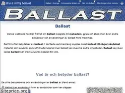 Sites similar to ballast.se