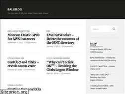 Sites similar to ballblog.net