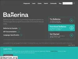 Sites similar to ballerinalang.org