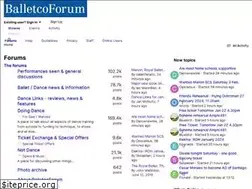 Sites similar to balletcoforum.com