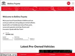 Sites similar to ballinatoyota.com.au