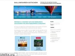 Sites similar to ballonfahren-gutschein.de