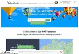 Sites similar to ballonfahrt.de