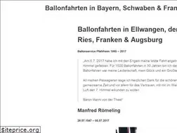 Sites similar to ballonservice.de