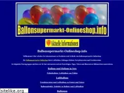 Sites similar to ballonsupermarkt-onlineshop.info