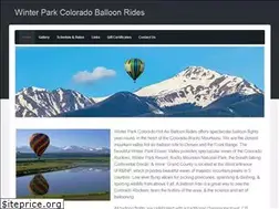 Sites similar to balloonridescolorado.com