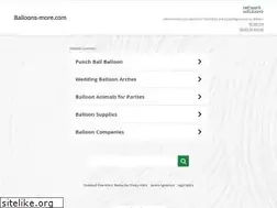 Sites similar to balloons-more.com