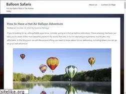 Sites similar to balloonsafaris.com.au