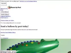 Sites similar to balloonsbypost.co.uk