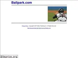 Sites similar to ballpark.com