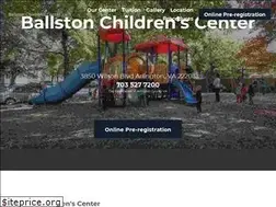 Sites similar to ballstonchildrenscenter.com