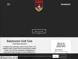 Sites similar to ballybuniongolfclub.ie