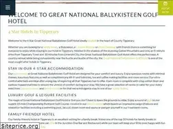 Sites similar to ballykisteenhotel.com