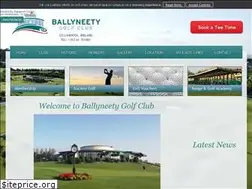 Sites similar to ballyneetygolfclub.com