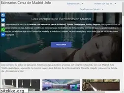 Sites similar to balnearioscercademadrid.info
