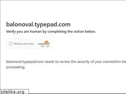 Sites similar to balonoval.typepad.com