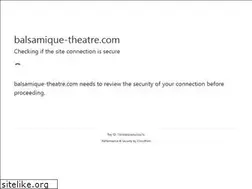 Sites similar to balsamique-theatre.com