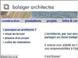 Sites similar to balsiger-architectes.ch