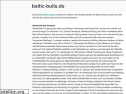 Sites similar to baltic-bulls.de