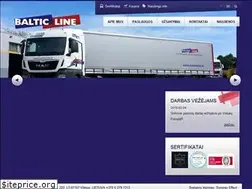 Sites similar to balticline.lt
