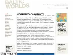 Sites similar to balticworlds.com