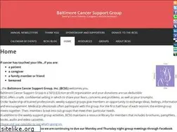 Sites similar to baltimorecancersupportgroup.org