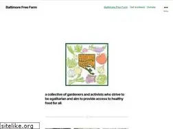 Sites similar to baltimorefreefarm.org
