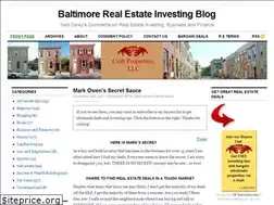 Sites similar to baltimorerealestateinvestingblog.com