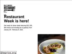Sites similar to baltimorerestaurantweek.com