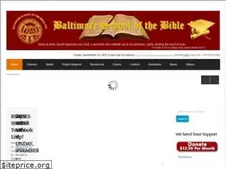 Sites similar to baltimoreschoolofthebible.org