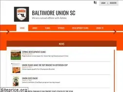 Sites similar to baltimoreunionsc.com