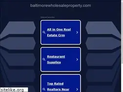 Sites similar to baltimorewholesaleproperty.com