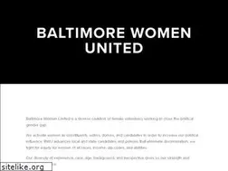 Sites similar to baltimorewomenunited.org