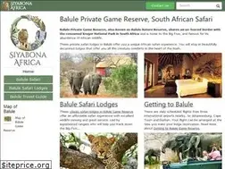 Sites similar to balule.krugerpark.co.za